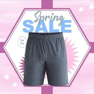 Athletic Works Men's Heather Gray Athletic Shorts